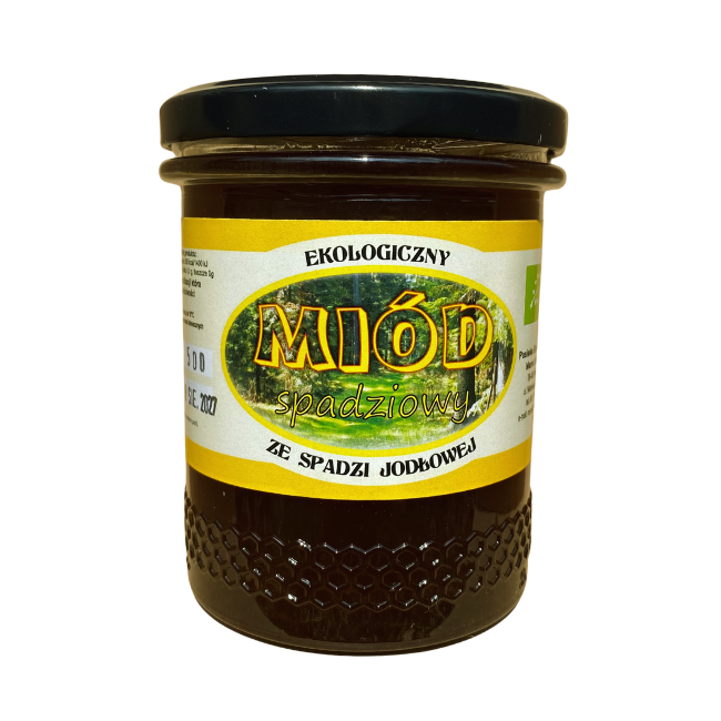 BIO Miód spadziowy ze spadzi jodłowej 500g