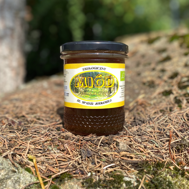 BIO Miód spadziowy ze spadzi jodłowej 500g