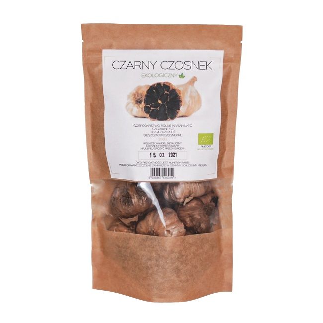 Czarny Czosnek BIO z Bieszczad – główki 250g