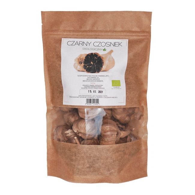 Czarny Czosnek BIO z Bieszczad - główki 500g