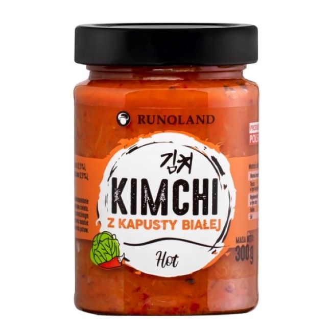Kimchi HOT z kapusty białej 300g Runoland 