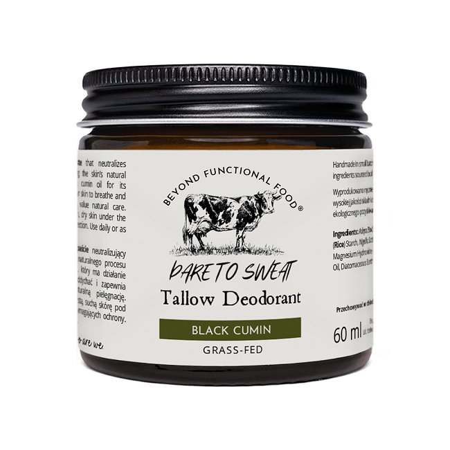 Tallow Deodorant Black Cumin - naturalny dezodorant w kremie z łoju wołowego i oleju czarnuszki