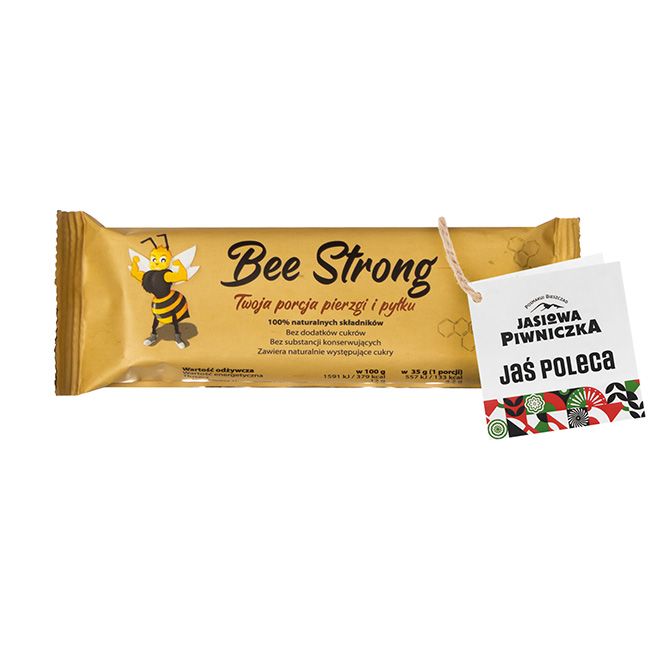 Baton Bee Strong z pierzgą i pyłkiem pszczelim 35g