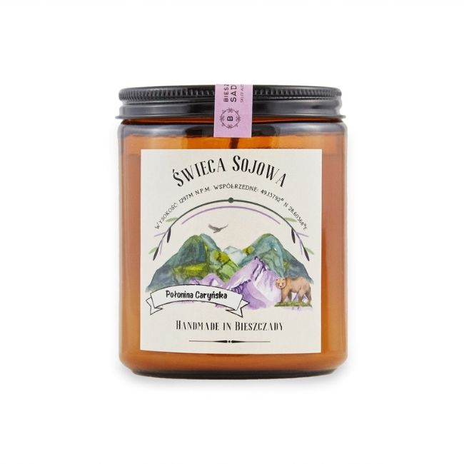 Świeca sojowa "Połonina Caryńska" – Lawenda 160g