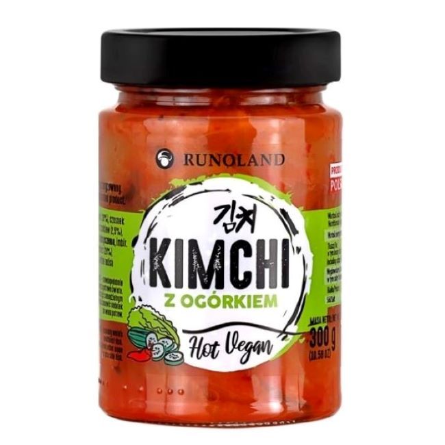 Kimchi vegan HOT z ogórkiem 300g Runoland 