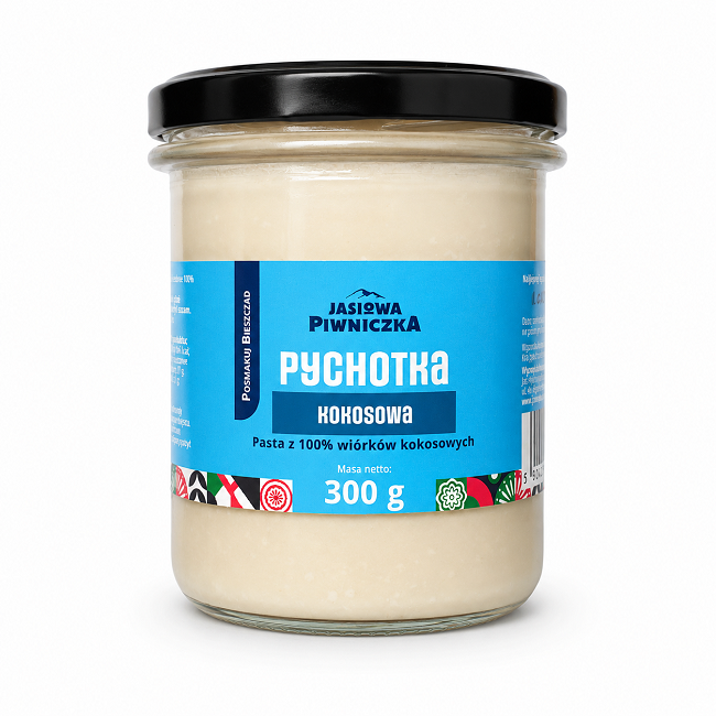 Pychotka Kokosowa - pasta z wiórków kokosowych 300 g