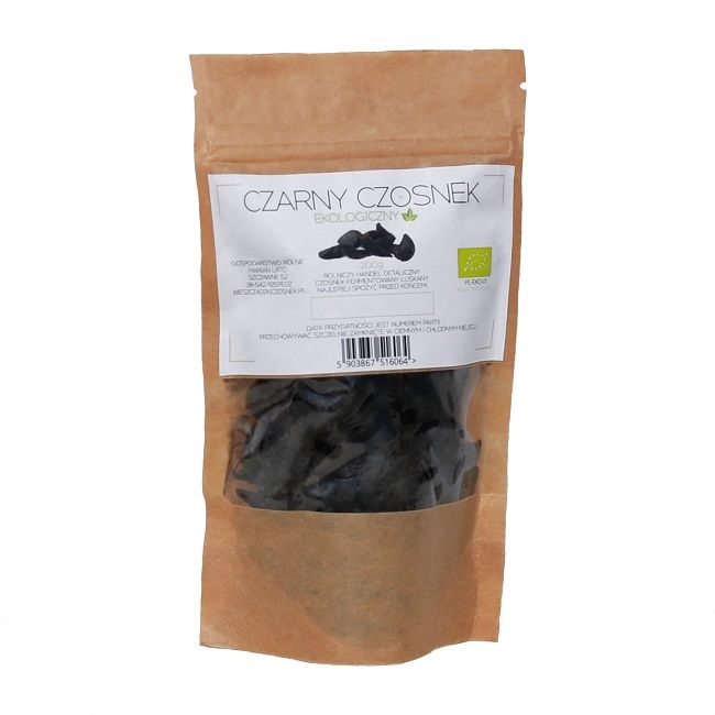 Czarny Czosnek BIO z Bieszczad - ząbki 200g